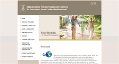 Desktop Screenshot of grapevinerheumatology.com